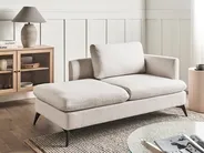 Right-Hand Chaise Longue SIEVOZ Fabric Light Beige_978586