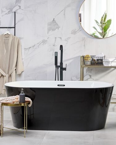 Freestanding Bath 170 x 72 cm Black HAVANA