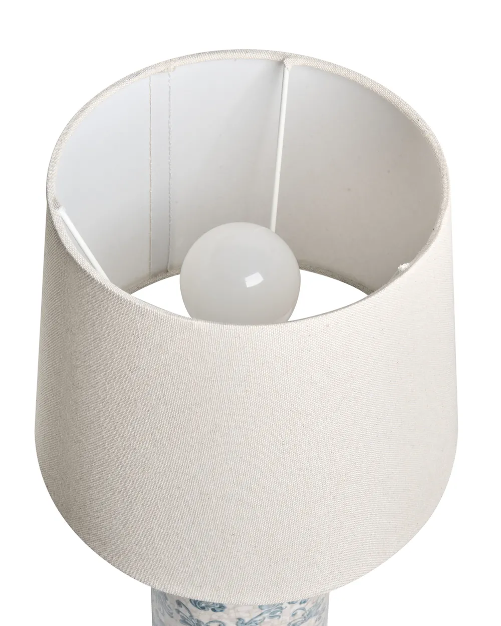 Lampada da tavolo LEMPA Ceramica Bianco/Blu_1032659