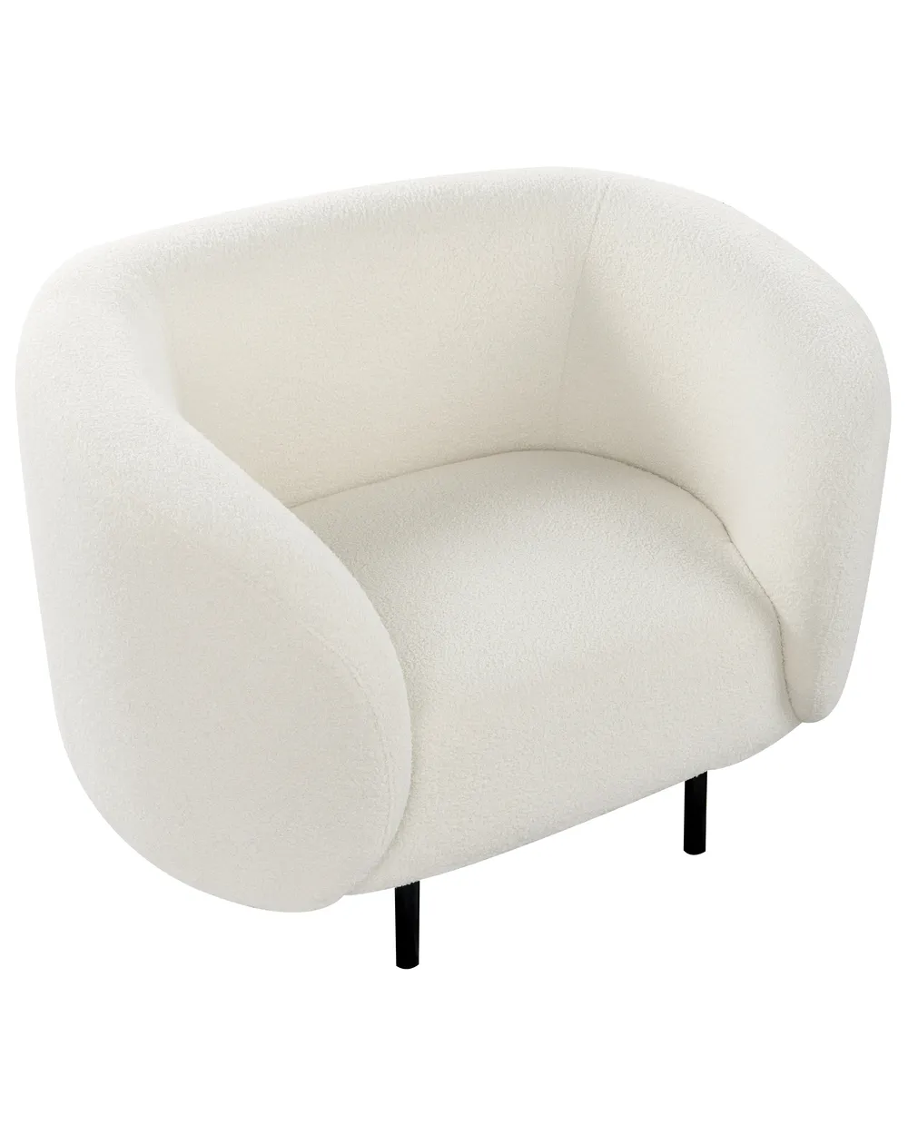 Armchair LOEN Boucle White_920371