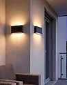 Set of 2 Outdoor LED Wall Lights ARDER Black