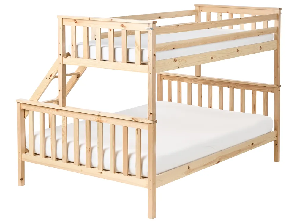 Letto A Soppalco Per Bambini E Tunnel Bianco/nero 90x200 Cm In Pino Massiccio 92926625