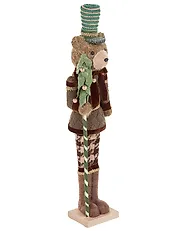 Set of 2 Figurines ALATORNIO 62/63 cm Bear Reindeer Brown_1156817