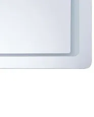 Lustro łazienkowe LED WASSY 80 cm 60 cm Srebrny_780791