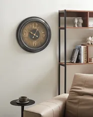 Zegar ścienny ALBOI 55 cm Czarny_1047602