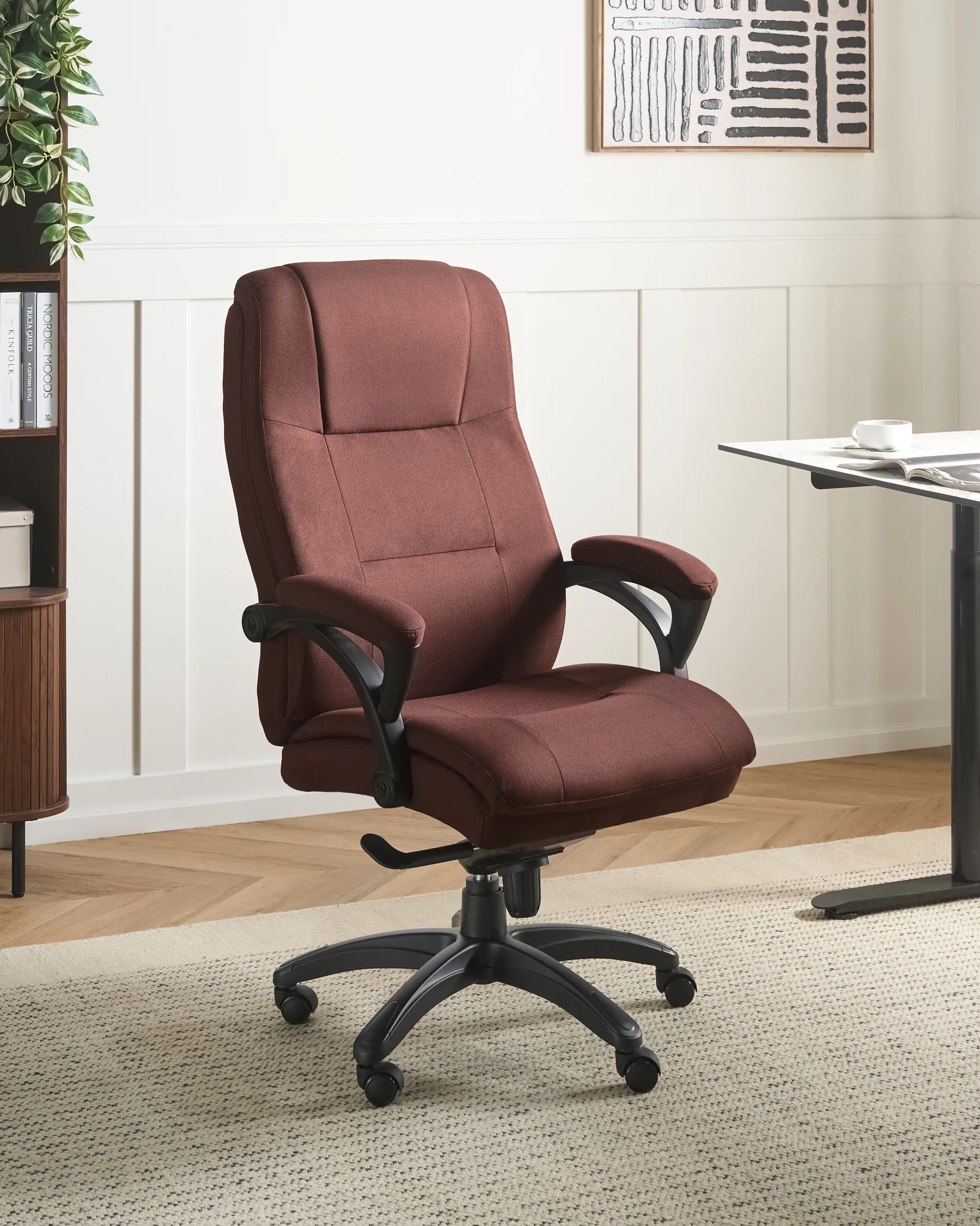 Executive Chair MAGNUS Linen Brown_1071089