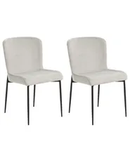 Set di 2 sedie da pranzo ADA Grigio chiaro_867425