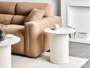 Side Table LEONA Ceramic Light Beige_965733