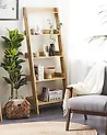 5 Tier Shelving Unit MOBILE TRIO 167 cm Light Brown