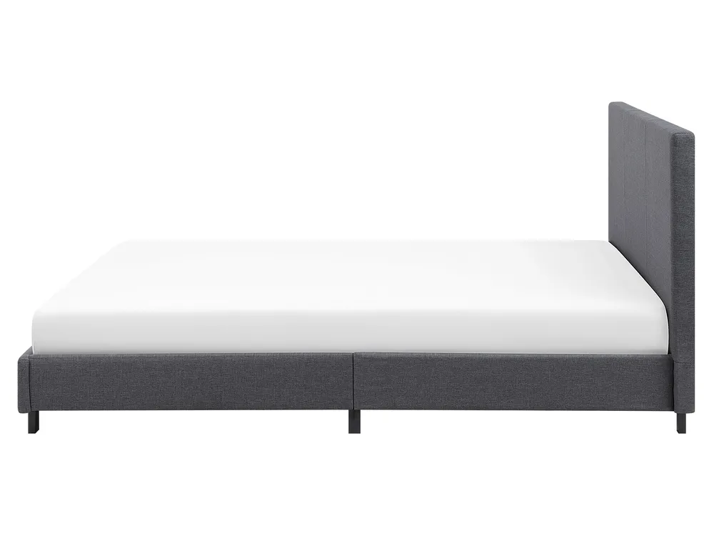 Bed Fabric ALBI 160 x 200 cm (EU King Size) Grey_726403