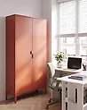 Wardrobe ARDURA Golden Brown Metal