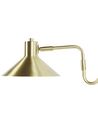 Wandlampe Metall gold Kegelform verstellbar BALIEM_883162