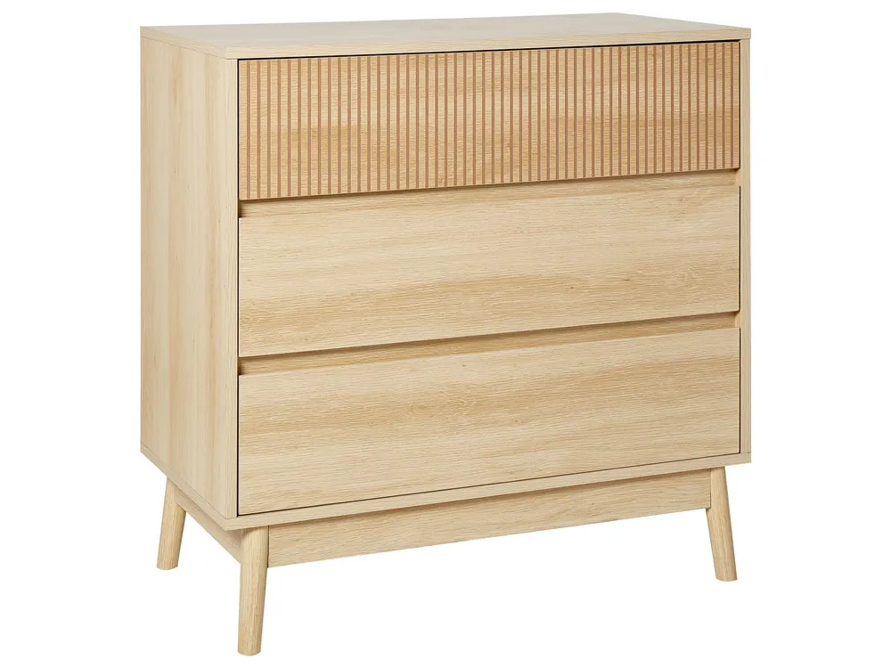 Mobile lavabo a parete ROSELL 86 cm Marrone chiaro