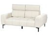 2 Seater Fabric Sofa Cream VEGAMO_924863