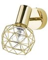 Set of 2 Metal Spotlight Lamps Gold CHENAB_781849