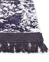 Viskózový koberec 160 x 230 cm fialový/ bílý AKARSU_837115
