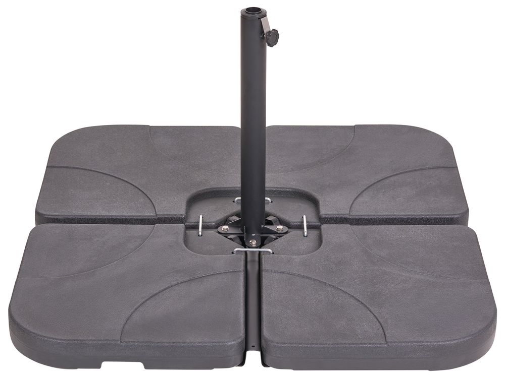 Suport umbrelă CARIA Pătrată Negru 9 kg