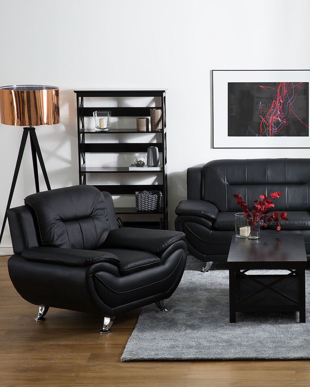 Accent Wall Paint Colors For Living Room With Black Leather