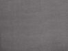 Cama con almacenaje de terciopelo gris/plateado 160 x 200 cm LUBBON_766885
