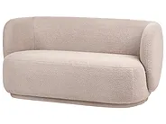 Sofa 3 Seater MELLOSA Boucle Beige_1197302