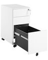 3 Drawer Metal Filing Cabinet White BOLSENA_783601