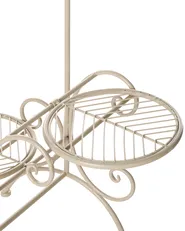 Kwietnik ASAGAO 26 cm Metal Beżowy_1032754