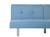Kék kárpitozott kanapéágy DUBLIN_757169