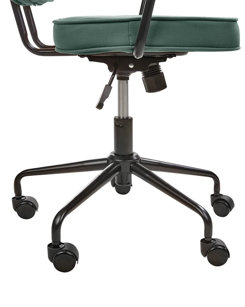 Sedia da scrivania PAWNEE Tessuto Verde scuro_851794