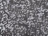 Alfombra de viscosa gris oscuro/plateado 140 x 200 cm ESEL_762568