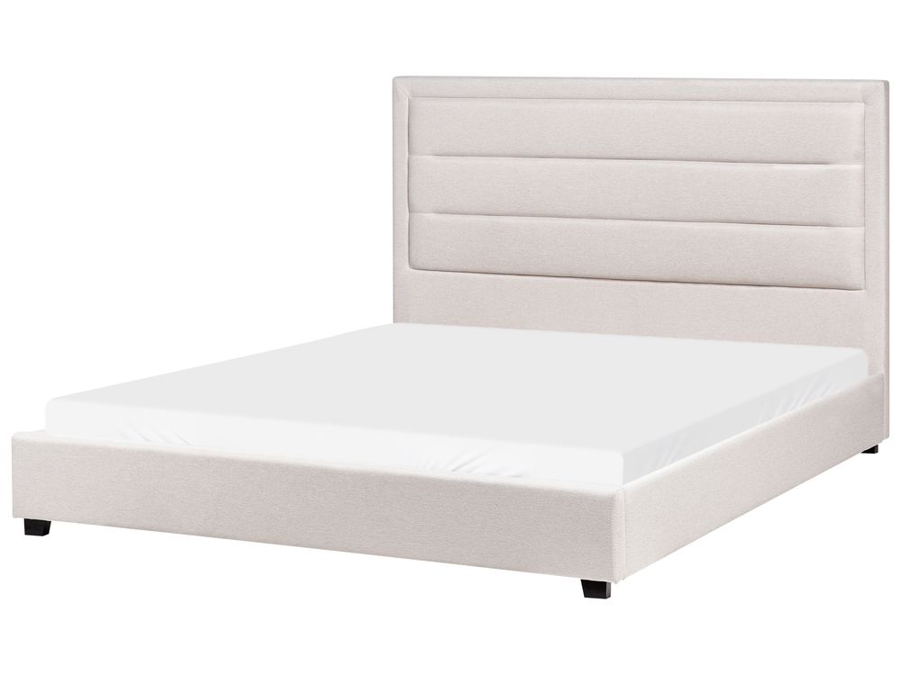 Waterbed Stof ROUEN 160 x 200 cm Lichtbeige