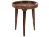 Conjunto de 2 mesas de apoio em madeira escura de mango ASTAI_852311