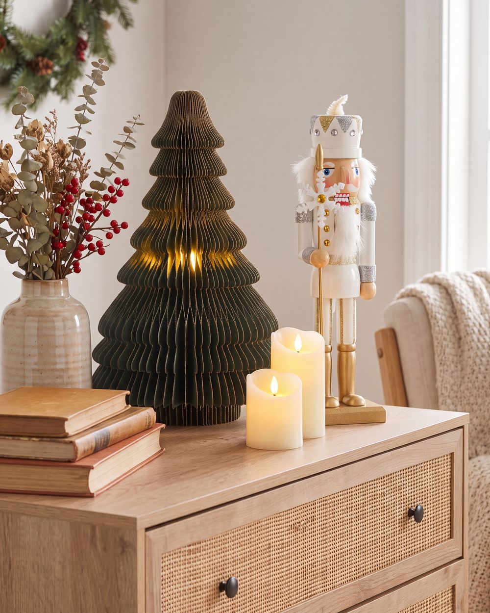 Christmas Decoration LED ANDAN 41 cm Christmas Tree Green