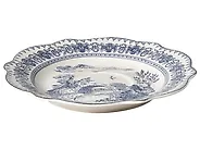 Set med 20 matserviser BAY LEAF Porslin Vit/ Blå_1191737