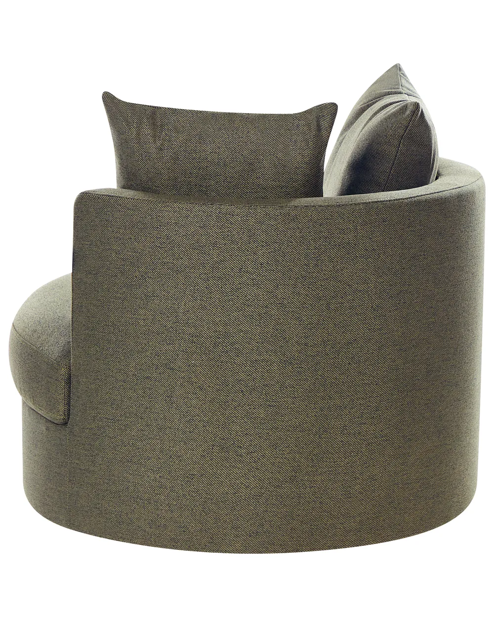 Swivel Armchair DALBY Fabric Dark Green_906428