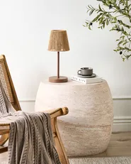 Table Lamp HANGER Metal Brown_1017089