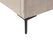 Bett mit Stauraum SEZANNE Samtstoff Taupe 160 x 200 cm_916844
