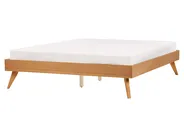 Bed without Headboard BERRIC 160 x 200 cm (EU King Size) Natural Ash Wood_912534