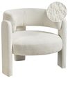 Armchair BUREA Chenille Off-White