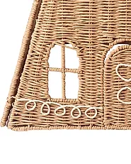 Karácsonyfa alátét HALLUOTO 50 cm Papírzsineg Természetes_1172608