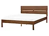 Bed BOISSET 160 x 200 cm (EU King Size) Brown Ash Wood