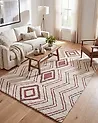 Rug KASTAMONU Beige 160 x 230 cm Cotton