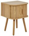 Bedside Table Light Wood SELAH_935744