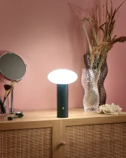 Wireless LED Table Lamp BUAYAN with Dimmer Metal Black_955266