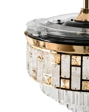 Ceiling Fan with Light ALAPAHA with Remote LED Gold_1125773