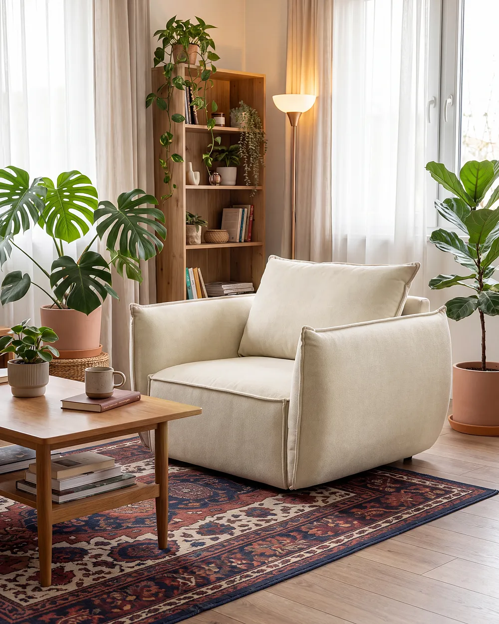 Fotel KUNES Beżowy_1150961