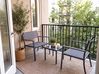 Bistro Set TAVOLETO Metal Dark Grey