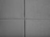 Cama con somier de terciopelo gris 180 x 200 cm VICHY_730165