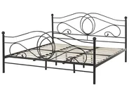 Bed Metal LYRA 180 x 200 cm (EU Super King) Black_817932