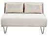 Sofá cama 2 plazas VESTFOLD Tela Beige claro