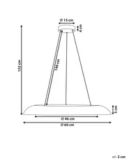 LED Pendant Lamp SURKO Metal Black_919193